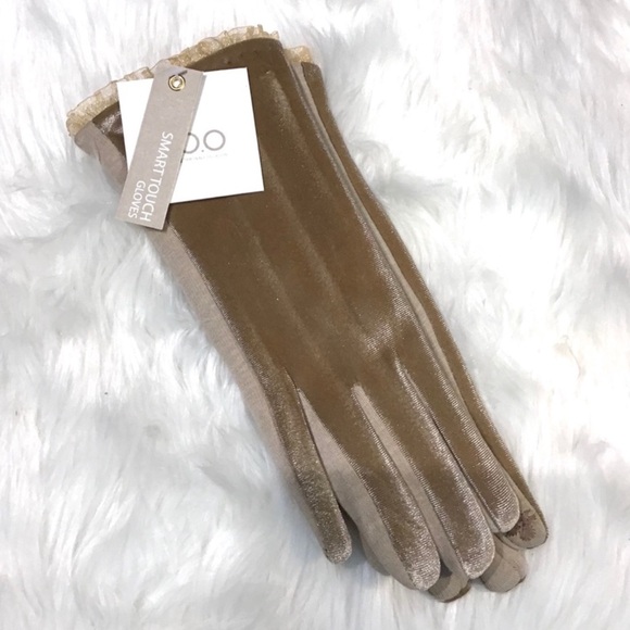 Velvet Cream OSFA gloves NWT - Picture 5 of 7